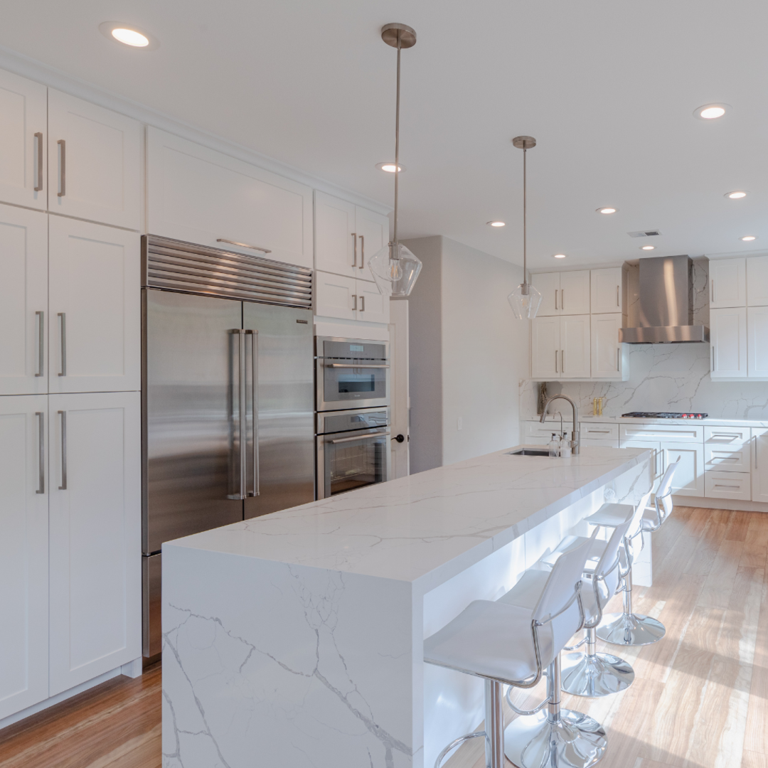 Bright kitchen after remodeling
